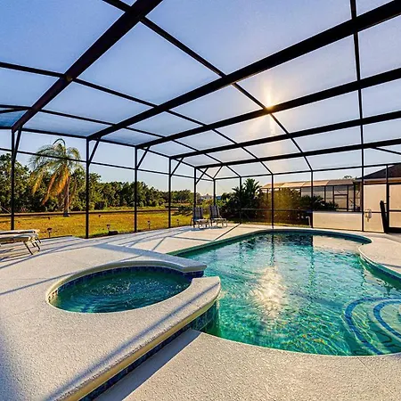 634 - Sunset Palm Villa, Extended Deck, Pool, Spa, Spacious, Private, Water And Conservation View
